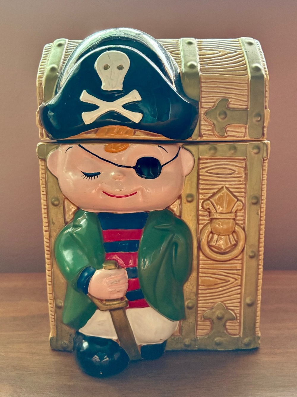 Vintage Japan Pirate Cookie Jar